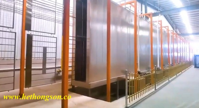 Hệ thống xử lý phun tự động